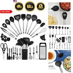 Kitchen Utensil Set Silicone Cooking Utensils Spatula Spoons Kitchen Gadgets