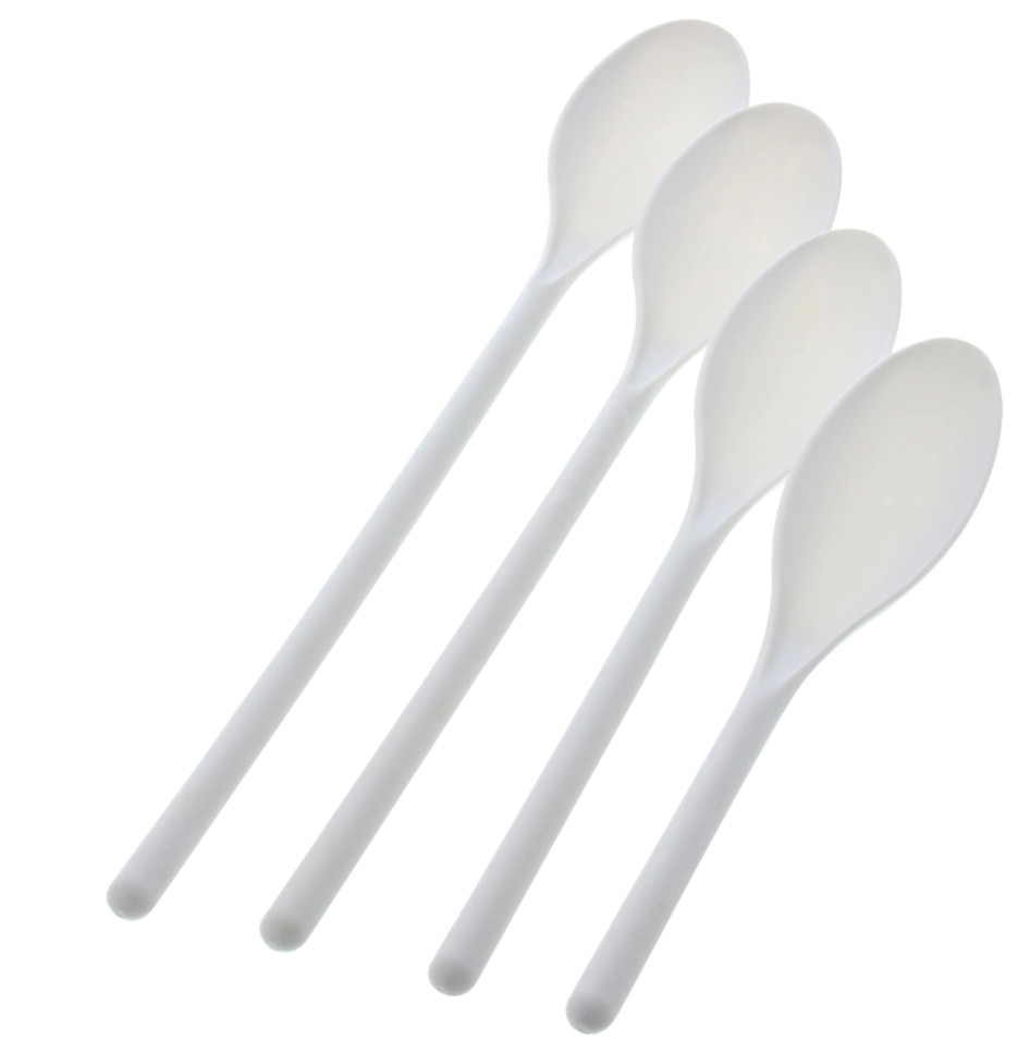 Cooking Concepts White Plastic Mixing Spoons Pack of 4