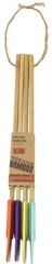 Bamboo Handle Silicone Spatulas Set of 4 W/ Non-Stick Dishwasher Safe