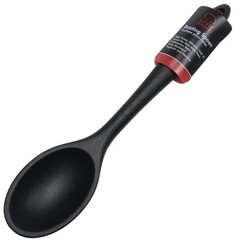 Chef Craft 11 Inch Black Silicone Spoon Heat Resistant Dishwasher Safe Tool