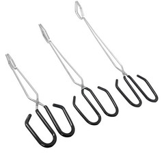 3 Pack Heavy Duty Scissor Tongs，9/11/ 12 Inch Cooking Grilling Scissor Tongs，…