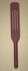 Curtis Stone Spurtle Slotted Spatula Turner Burgundy Kitchen Utensil