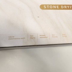 Stone Faucet Mat for Kitchen Sink Quick Dry Diatomite Sink Splash Guard 23.5 x 4