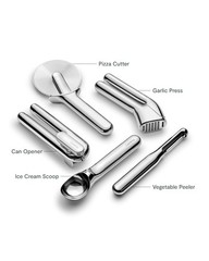 5-Piece Stainless Steel Kitchen Gadget Set – Essential Cooking Tools & Utensils