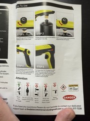 SEESE Powerful Torch Kitchen Cooking Grilling Propane Gun MT-920 Max 3272℉