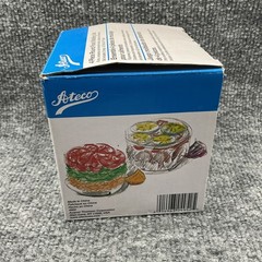 Ateco 4-Pc Round Food Molding Set Stainless Steel 3.5” dia X 2.1” H Rings 4952