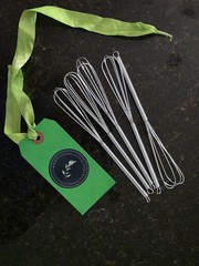 WHISK 25 UNIT STAINLESS STEEL SMALL COOKING WHISK 7″ BARTENDER GIFT PARTY FAVORS
