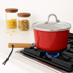 2 pk HEAT Diffuser Stovetop SIMMER Ring Aluminum Gas Electric Range New