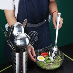 Stainless Steel Slotted and Basting Spoon, Heat Resistant, Non-Stick, Dishwasher