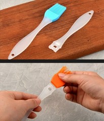 6Pcs Silicone Basting Pastry Barbecue oil Brush for BBQ Basting Kitchen Party US