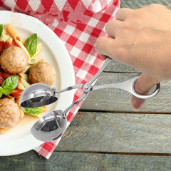 Meat Ball Maker Tool Stainless Steel Clip round Rice Ball Shaper Spoon Meatball
