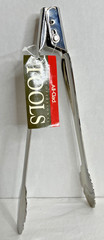 All-Clad Stainless Steel Locking Tongs 12 inch Silver NEW WITH TAG