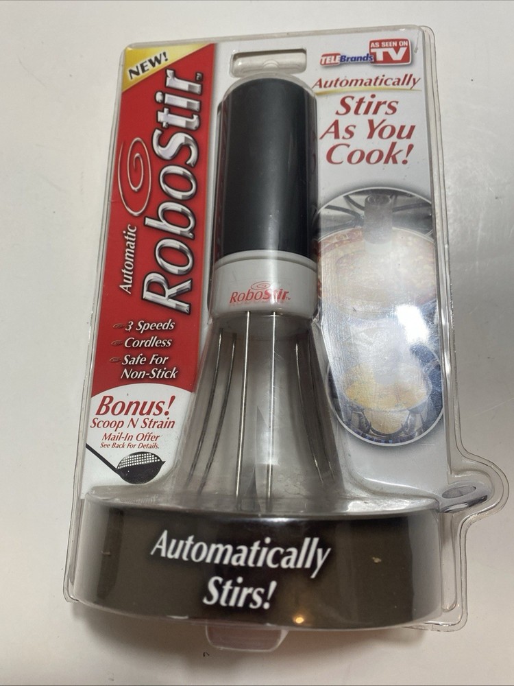 Automatic RoboStir As Seen On TV 3 Speed Cordless Non-Stick Safe Auto Stir