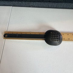 T-fal Black Nylon Spatula Circle Holes Lightweight Plastic Flipper Utensil 2