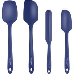 Silicone Spatula Set 4 Piece Heat Resistant Kitchen Baking Mixing Tools New
