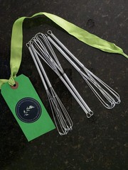 WHISK 25 UNIT STAINLESS STEEL SMALL COOKING WHISK 7″ BARTENDER GIFT PARTY FAVORS