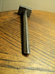 Vintage Aluminum Meat Tenderizing Hammer Kitchen Tool 7-5/8″ Long China