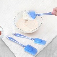 3Pcs Heat Resistant Silicone Spatula Cake Baking Butter Mixing Scraper Home Tool