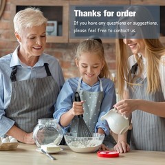Dishwasher Safe Silicone Whisk, Sealed Waterproof Design Set of 3, Profession…