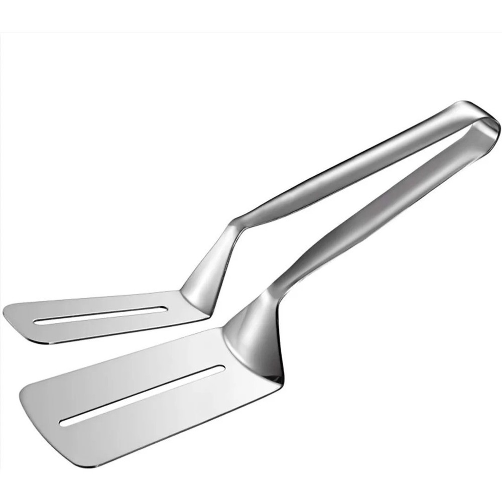 Stainless Steel Steak Clamp Food Clip Tongs Bread Meat BBQ Kitchen Cooking Tool