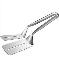 Stainless Steel Steak Clamp Food Clip Tongs Bread Meat BBQ Kitchen Cooking Tool