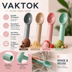 Long-Lived Plastic Ice Cream Scoops/Safe And Reliable Watermelon