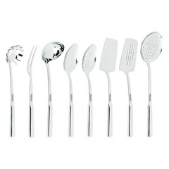 Viking 8 Piece Stainless Steel Kitchen Utensil Set with Ergonomic Handles