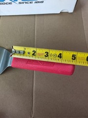 Dexter Russell Basic 31989 Square Edge 8 x 3″ Turner, Spatula Red Handle Qty-1