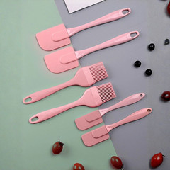 3Pcs Silicone Oil Brush Spatula Set Baking BBQ Party Basting Pastry Kitchen Tool