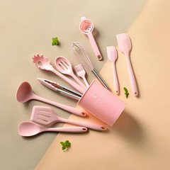 Kitchen Utensils Set-12 Pieces Silicone Cooking Utensils Set (Dishwasher Safe) 3