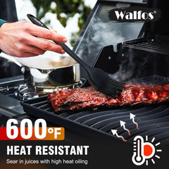 600°F Heat Resistant Silicone Basting Brushes BPA Free Pastry Brush, Spread Oil