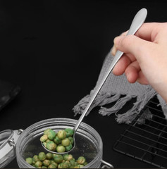 2pcs Stainless Steel Pickle Fork & Spoon Long Handle Set