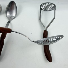 Vtg Cutco Cooking Utensil Set of 5 No. 16 15 14 13 12 Spoon Spatula Ladle Masher