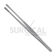 BBQ Kitchen Cooking Tweezers Tongs 10″ Extra-Long with Round Tip German Grade