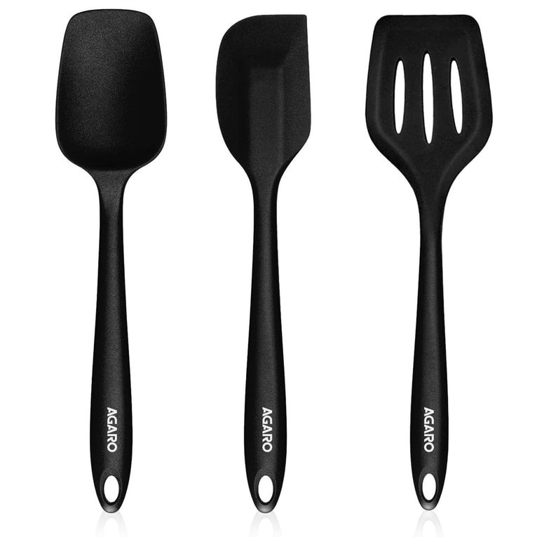 3 pcs Agaro Delux Silicone Spatula Set USA Seller