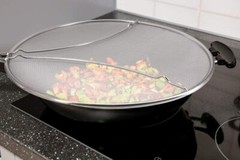 Oil Grease Splatter Screen for Frying Pan 11.3″ Splash Guard Prevent Protect