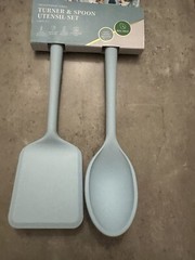 Turner And Spoon Set Of2 Silicone Tool Medici USA 🇺🇸 Seller