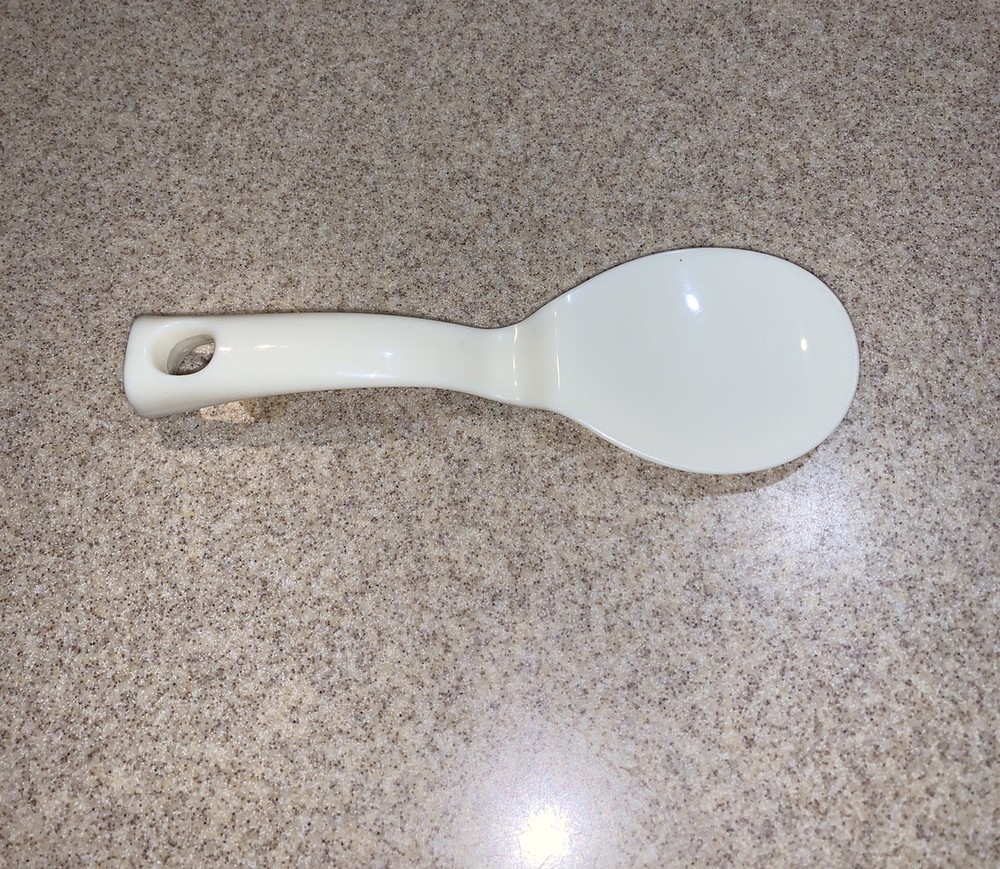Rice Serving Paddle Ivory Color Unbranded