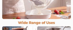 2 Pieces Silicone Spatula Set with Premium Steel Core, Heat Resistant Up to