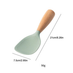 1pc Silicone Non-Stick Cooking Spoon Heat Resistant Kitchen Tool – NEW