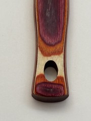 Island Bamboo Pakka Wood 12” Rainbow Spatula Turner Red Purple Utensil
