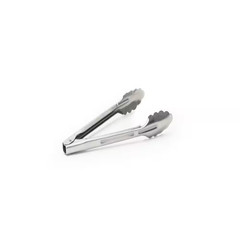 Stainless Steel 9.5 In. Commercial Extra Heavy Utility Tongs