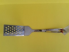 NWT) ALL CLAD Polished Stainless LARGE SLOTTED TURNER Spatula Utensil HEAVY DUTY