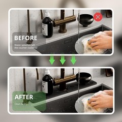 Faucet Mat for Kitchen Sink – 15.8″ Quick Drying Sink Splash Guard – Water Ab…