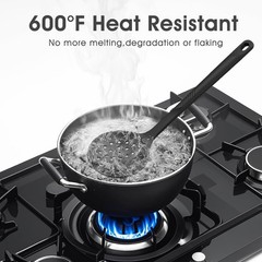 Silicone Cooking Utensils Set – 600°F Heat Resistant, Nonstick Kitchen Utensi…