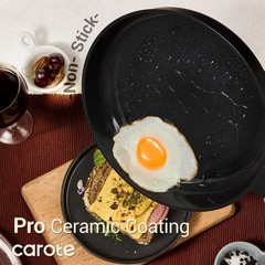 CAROTE Ceramic Cookware Set Nonstick, 16pcs Pots and 16 Piece, Charcoal Black