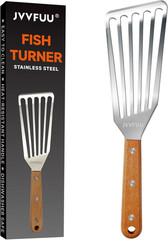 Fish Turner Spatula Stainless Steel 11 Metal Slotted Spatula for Non Stick …