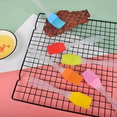 6Pcs Silicone Basting Pastry Barbecue oil Brush for BBQ Basting Kitchen Party US