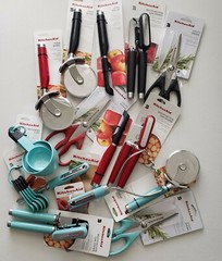 《NEW》KitchenAid Utensils Gadgets – Aqua Sky – Items Sold Separately