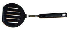 Ekco 400° Spatula Wide Round Nylon Slotted Pancake Turner Black USA